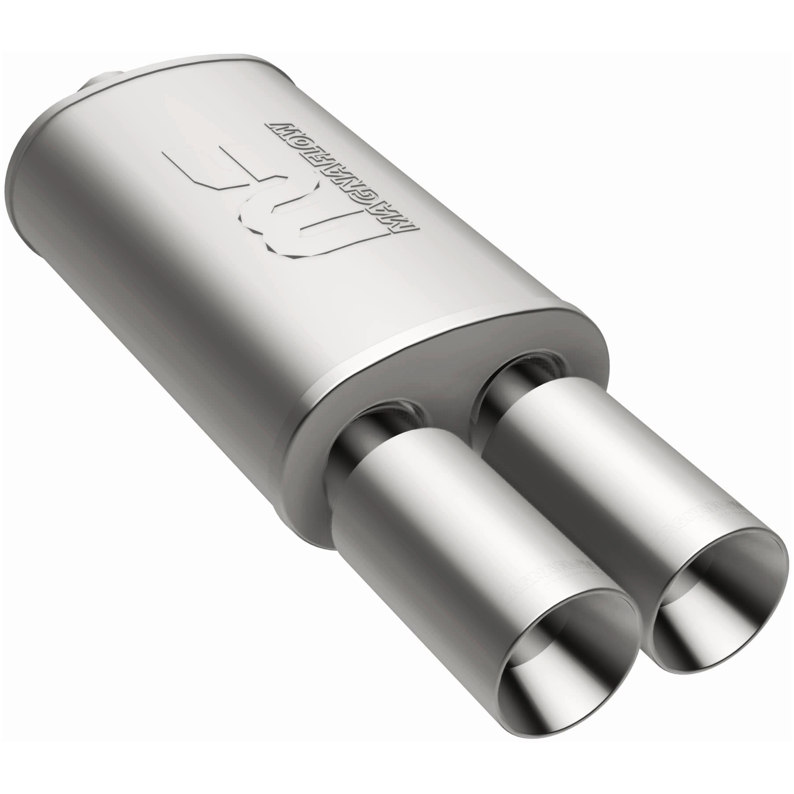 MagnaFlow Exhaust Products 14816 Straight-Through Performance Muffler; 2.25/3.5in. Center/Dual; 5x14x8 Body